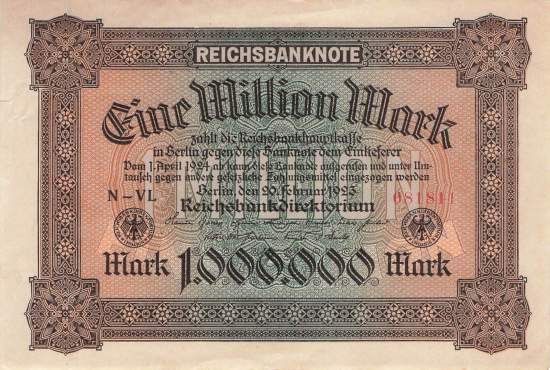 1 Million Mark 1923 ro.85a VL